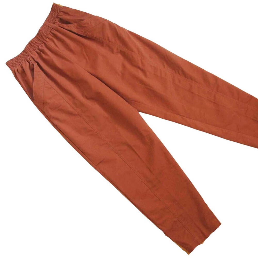 Vintage 80s Cinnamon Brown Elastic Waist Pants M L